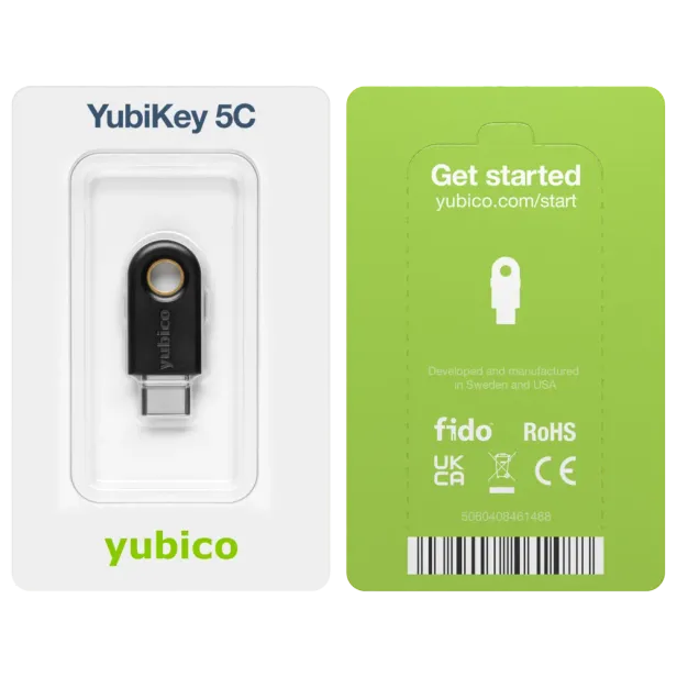 YubiKey 5C - новий ключ без блістера FIDO2 з USB-C