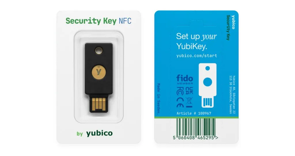 Оновлена упаковка Yubico - як виглядає оригінальна коробка YubiKey